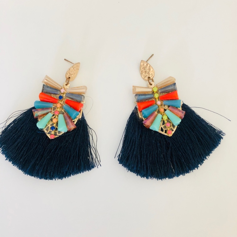 Fringe earrings